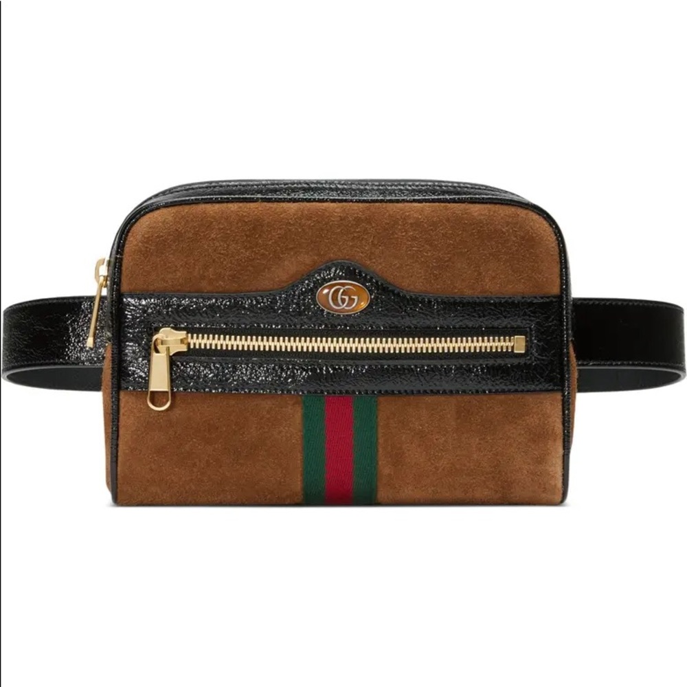 Gucci Small Ophidia Suede Belt Bag